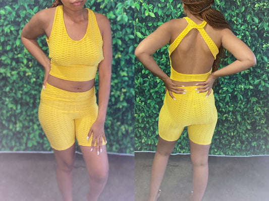 Two piece active wear